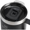 STANLEY Everyday Camp Mug | Drink Through Lid | Cup for Coffee, Tea and Drinks | Insulated Stainless Steel Coffee Mug | BPA-Free(Black 2.0)