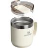 STANLEY Everyday Camp Mug | Drink Through Lid | Cup for Coffee, Tea and Drinks | Insulated Stainless Steel Coffee Mug | BPA-Free(Cream Gloss)