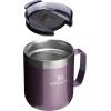 STANLEY Everyday Camp Mug | Drink Through Lid | Cup for Coffee, Tea and Drinks | Insulated Stainless Steel Coffee Mug | BPA-Free(Wisteria Shine)