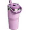 STANLEY IceFlow 2.0 Flip Straw Tumbler with Handle 30 oz | Twist On Lid and Flip Up Straw | Leak Resistant Water Bottle | Insulated Stainless Steel | BPA-Free | Hydrangea(Lilac)