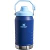 STANLEY IceFlow Fast Flow Jug with Handle 40 oz | Twist On Angled Spout Lid | Leakproof for Travel and Sports | Insulated Stainless Steel | BPA-Free | Polar(Lapis)