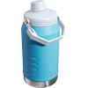 STANLEY IceFlow Fast Flow Jug with Handle 40 oz | Twist On Angled Spout Lid | Leakproof for Travel and Sports | Insulated Stainless Steel | BPA-Free | Polar(Pool)