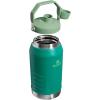 STANLEY IceFlow Fast Flow Jug with Handle 40 oz | Twist On Angled Spout Lid | Leakproof for Travel and Sports | Insulated Stainless Steel | BPA-Free | Polar(Alpine)