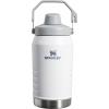STANLEY IceFlow Fast Flow Jug with Handle 40 oz | Twist On Angled Spout Lid | Leakproof for Travel and Sports | Insulated Stainless Steel | BPA-Free | Polar(Polar)
