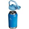 STANLEY IceFlow Fast Flow Jug with Handle 40 oz | Twist On Angled Spout Lid | Leakproof for Travel and Sports | Insulated Stainless Steel | BPA-Free | Polar(Azure)