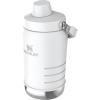 STANLEY IceFlow Fast Flow Jug with Handle 40 oz | Twist On Angled Spout Lid | Leakproof for Travel and Sports | Insulated Stainless Steel | BPA-Free | Polar(Frost 2.0)