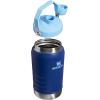 STANLEY IceFlow Fast Flow Jug with Handle 40 oz | Twist On Angled Spout Lid | Leakproof for Travel and Sports | Insulated Stainless Steel | BPA-Free | Polar(Lapis)