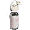 STANLEY IceFlow Fast Flow Jug with Handle 40 oz | Twist On Angled Spout Lid | Leakproof for Travel and Sports | Insulated Stainless Steel | BPA-Free | Polar(Rose Quartz)