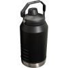 STANLEY IceFlow Fast Flow Jug with Handle 40 oz | Twist On Angled Spout Lid | Leakproof for Travel and Sports | Insulated Stainless Steel | BPA-Free | Polar(Black 2.0)