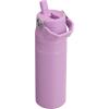 STANLEY IceFlow Flip Straw 2.0 Water Bottle 24 OZ | Built-In Straw with Larger Opening | Lightweight & Leak-Resistant | Insulated Stainless Steel | BPA-Free | Lilac