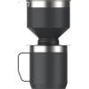 STANLEY Perfect Brew Pour Over Set | 12 oz Camp Mug with Lid Included | Drip Coffee Maker with Reusable Filter | Insulated Stainless Steel | BPA-Free | Hammertone Green(Black 2.0)