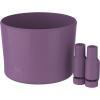 STANLEY Quencher Boot and Straw Cover Cap | Anti-Slip Silicone Protector for Tumbler with Handle | Accessory Set for Stainless Steel Drinking Cup | BPA-Free(Dark Lilac)