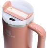 STANLEY Quencher H2.0 Tumbler with Handle and Straw 30 oz | Flowstate 3-Position Lid | Cup Holder Compatible for Travel | Insulated Stainless Steel Cup | BPA-Free | Rose Quartz 2.0(Exclusive Sienna)