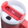 STANLEY Quencher H2.0 Tumbler with Handle and Straw 30 oz | Flowstate 3-Position Lid | Cup Holder Compatible for Travel | Insulated Stainless Steel Cup | BPA-Free | Rose Quartz 2.0(Hot Coral)