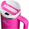 STANLEY Quencher H2.0 Tumbler with Handle and Straw 30 oz | Flowstate 3-Position Lid | Cup Holder Compatible for Travel | Insulated Stainless Steel Cup | BPA-Free | Rose Quartz 2.0(Violet Blossom)