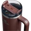 STANLEY Quencher H2.0 Tumbler with Handle and Straw 30 oz | Flowstate 3-Position Lid | Cup Holder Compatible for Travel | Insulated Stainless Steel Cup | BPA-Free | Rose Quartz 2.0(Mahogany Gloss)