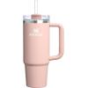 STANLEY Quencher H2.0 Tumbler with Handle and Straw 30 oz | Flowstate 3-Position Lid | Cup Holder Compatible for Travel | Insulated Stainless Steel Cup | BPA-Free | Rose Quartz 2.0(Oasis Peach Whip Gloss)
