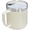STANLEY Stay-Hot Camp Mug 12 oz | Press Fit Drink Through Lid | Cup for Coffee, Tea and Drinks | Insulated Stainless Steel Coffee Mug | BPA-Free | Cream Gloss