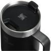 STANLEY The Everyday Suburban Mug | 16 oz | Drink Through Lid | Cup for Coffee, Tea and Drinks | Insulated Stainless Steel Coffee Mug | BPA-Free | Rose Quartz(Black 2.0)