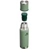 Stanley Adventure to Go Insulated Travel Tumbler – 17 OZ – Leak-Resistant Stainless Steel Insulated Bottle with Insulated Cup Lid and Splash-Free Stopper, Hammertone Green, 10-10816-001