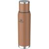 Stanley Adventure-To-Go Vacuum Bottle 1.1 qt | Wide Mouth w/Leakproof Cup Lid | Keep Drinks Hot or Cold | Packable for Travel | Insulated Stainless Steel Thermal Bottle | BPA-Free | Hammertone Green(Toast)