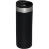 Stanley AeroLight Transit Bottle 20 oz | Locking Drink Through Lid | Leak Resistant Water Bottle or Coffee Travel Mug | Lightweight Insulated Stainless Steel | BPA-Free | Rose Quartz(Black Glimmer)