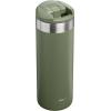 Stanley AeroLight Transit Bottle 20 oz | Locking Drink Through Lid | Leak Resistant Water Bottle or Coffee Travel Mug | Lightweight Insulated Stainless Steel | BPA-Free | Rose Quartz(Dried Pine)