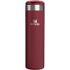 Stanley AeroLight Transit Bottle 20 oz | Locking Drink Through Lid | Leak Resistant Water Bottle or Coffee Travel Mug | Lightweight Insulated Stainless Steel | BPA-Free | Rose Quartz(Cranberry)