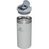 Stanley AeroLight Transit Bottle 20 oz | Locking Drink Through Lid | Leak Resistant Water Bottle or Coffee Travel Mug | Lightweight Insulated Stainless Steel | BPA-Free | Rose Quartz(Fog Glimmer)
