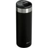 Stanley AeroLight Transit Bottle 20 oz | Locking Drink Through Lid | Leak Resistant Water Bottle or Coffee Travel Mug | Lightweight Insulated Stainless Steel | BPA-Free | Rose Quartz(Black)