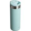 Stanley AeroLight Transit Bottle 20 oz | Locking Drink Through Lid | Leak Resistant Water Bottle or Coffee Travel Mug | Lightweight Insulated Stainless Steel | BPA-Free | Rose Quartz(Seafoam)