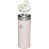 Stanley AeroLight Transit Bottle 20 oz | Locking Drink Through Lid | Leak Resistant Water Bottle or Coffee Travel Mug | Lightweight Insulated Stainless Steel | BPA-Free | Rose Quartz(Rose Quartz Glimmer)