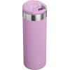 Stanley AeroLight Transit Bottle 20 oz | Locking Drink Through Lid | Leak Resistant Water Bottle or Coffee Travel Mug | Lightweight Insulated Stainless Steel | BPA-Free | Rose Quartz(Lilac)