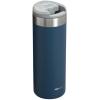 Stanley AeroLight Transit Bottle 20 oz | Locking Drink Through Lid | Leak Resistant Water Bottle or Coffee Travel Mug | Lightweight Insulated Stainless Steel | BPA-Free | Rose Quartz(Navy)