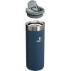 Stanley AeroLight Transit Bottle 20 oz | Locking Drink Through Lid | Leak Resistant Water Bottle or Coffee Travel Mug | Lightweight Insulated Stainless Steel | BPA-Free | Rose Quartz(Navy)