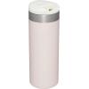 Stanley AeroLight Transit Bottle 20 oz | Locking Drink Through Lid | Leak Resistant Water Bottle or Coffee Travel Mug | Lightweight Insulated Stainless Steel | BPA-Free | Rose Quartz(Rose Quartz Glimmer)