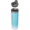 Stanley AeroLight Transit Bottle 20 oz | Locking Drink Through Lid | Leak Resistant Water Bottle or Coffee Travel Mug | Lightweight Insulated Stainless Steel | BPA-Free | Rose Quartz(Pool)