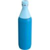 Stanley All Day Slim Bottle 20 oz | Twist On Lid with Leakproof Seal | Slim Design for Travel & Gym | Insulated Stainless Steel | BPA-Free | Black(Azure)
