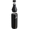 Stanley All Day Slim Bottle 20 oz | Twist On Lid with Leakproof Seal | Slim Design for Travel & Gym | Insulated Stainless Steel | BPA-Free | Black(Black)
