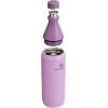 Stanley All Day Slim Bottle 20 oz | Twist On Lid with Leakproof Seal | Slim Design for Travel & Gym | Insulated Stainless Steel | BPA-Free | Black(Lilac)