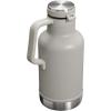 Stanley Classic Easy-Pour Growler 64 oz | Keeps Beer Cold or Coffee Hot | Leakproof Steel Lined Lid and Easy to Carry Handle | Insulated Stainless Steel | BPA-Free | Green(Ash)