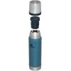 Stanley Classic Legendary Vacuum Bottle 1.5 qt | Wide Mouth with Leakproof Cup Lid | Keep Drinks Hot or Cold | Packable for Travel | Insulated Stainless Steel Thermos | BPA-Free | Hammertone Green(Hammertone Lake)