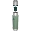 Stanley Classic Legendary Vacuum Bottle 1.5 qt | Wide Mouth with Leakproof Cup Lid | Keep Drinks Hot or Cold | Packable for Travel | Insulated Stainless Steel Thermos | BPA-Free | Hammertone Green(Hammertone Green)