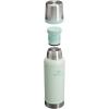 Stanley Classic Legendary Vacuum Bottle 1.5 qt | Wide Mouth with Leakproof Cup Lid | Keep Drinks Hot or Cold | Packable for Travel | Insulated Stainless Steel Thermos | BPA-Free | Hammertone Green(Mist)
