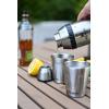 Stanley Happy Hour Cocktail Shaker Set 20 oz | Bartender Kit for Camping and Travel | Cocktail Drink Mixing Set with 2 Cups | Insulated Stainless Steel | BPA-Free | Black 2.0(Black 2.0)