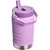 Stanley IceFlow 2.0 Flip Straw Jug with Handle 40 oz | Twist On Lid and Flip Up Straw | Leakproof for Travel and Sports | Insulated Stainless Steel |BPA-Free | Lilac