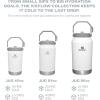 Stanley IceFlow 2.0 Flip Straw Jug with Handle 64 oz | Twist On Lid and Flip Up Straw | Leakproof for Travel and Sports | Insulated Stainless Steel |BPA-Free | Rose Quartz