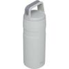 Stanley IceFlow Cap and Carry Water Bottle | Wide Mouth Twist Lid | Lightweight & Leakproof for Travel & Sports | Insulated Stainless Steel | BPA-Free(Fog Glimmer)