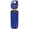 Stanley IceFlow Cap and Carry Water Bottle | Wide Mouth Twist Lid | Lightweight & Leakproof for Travel & Sports | Insulated Stainless Steel | BPA-Free(Lapis)