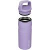 Stanley IceFlow Cap and Carry Water Bottle | Wide Mouth Twist Lid | Lightweight & Leakproof for Travel & Sports | Insulated Stainless Steel | BPA-Free(Lavender)